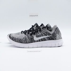 NEW Nike Free Rn 2017 Flyknit Running Shoes 880844-003 Grey/White